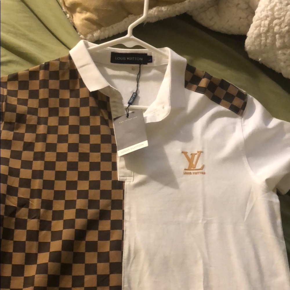 Louis Vuitton collared t shirt!